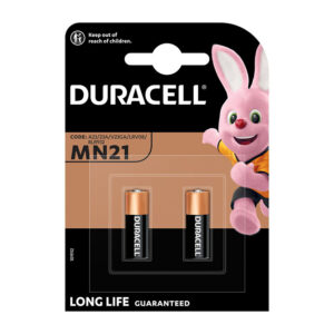 Pila alcalina 23A (MN21) Blíster 2 pilas DURACELL Security (Envase completo)