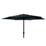 Parasol de aluminio Praga 3 m Antracita