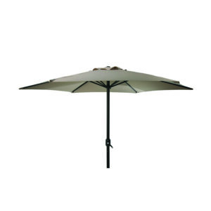 Parasol de aluminio Praga 3 m Marrón