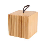 Caja de organización baño QUADRO Bambú 9cm