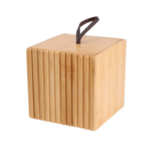 Caja de organización baño QUADRO Bambú 9cm