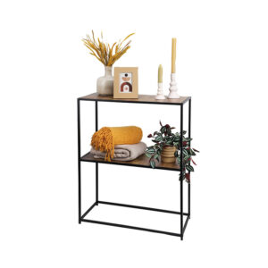 Estantería metálica 2 baldas serie Metal Black