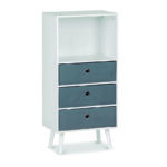 Estantería de madera 4 niveles serie Grey
