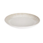 Plato llano Stoneware Cream. (Envase completo)