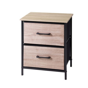 Cajonera 2 cajones serie Metal Black
