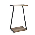 Mesa auxiliar 29x20xh.50 cm serie Metal Black