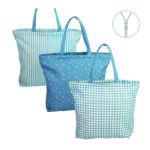 Bolso de playa con cremallera Bridget Azul Surtidos