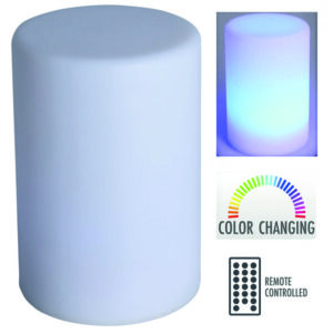 Lámpara de sobremesa LED multicolor con control remoto