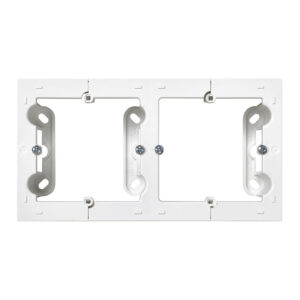 Caja doble superficie empotrable SIMON S10 Blanco