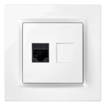 Toma RJ45 empotrable SIMON S10 Blanco