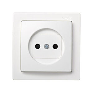 Base enchufe bipolar superficie SIMON 73 Loft blanco