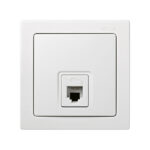 Toma télefono RJ12 superficie SIMON 73 Loft blanco