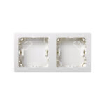 Marco doble superficie SIMON 73 Loft blanco