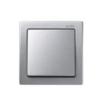 Pulsador campana superficie SIMON 73 Loft aluminio