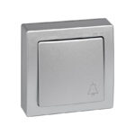 Conmutador superficie SIMON 73 Loft aluminio
