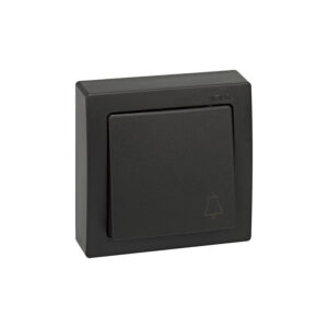 Pulsador campana superficie SIMON 73 Loft negro
