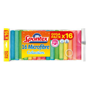 Bayetas de microfibra Spontex Microfibre Collection pack 16