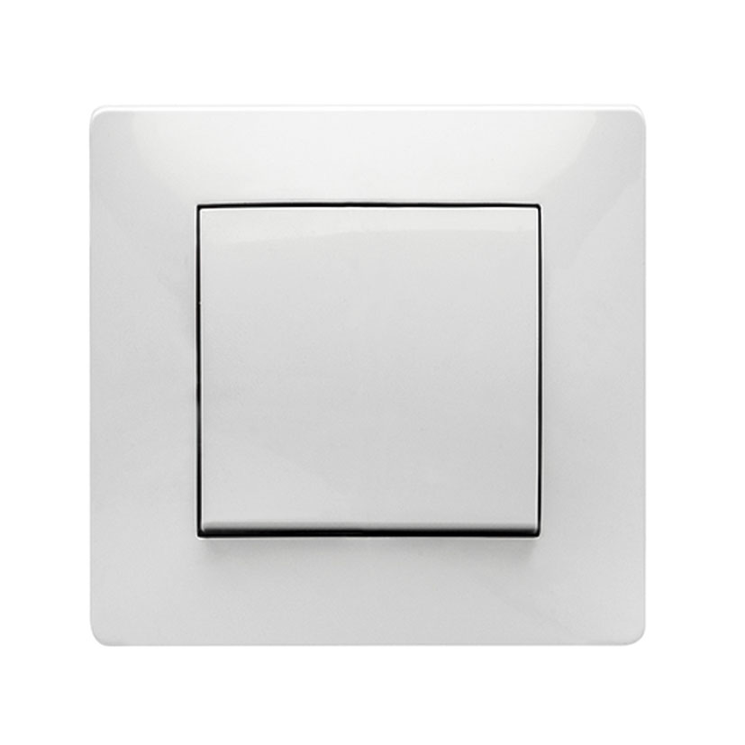 Conmutador cruce empotrar FAMATEL Habitat 15 blanco