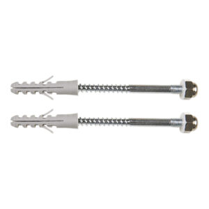 Tornillo fijación sanitarios 2 Uds. FISCHER. (Envase completo)