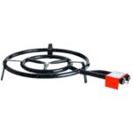 Paellero a Gas Garcima Homologado Modelo 500 Butano/Propano 2 Aros (30 y 50 cm) para Uso Exterior