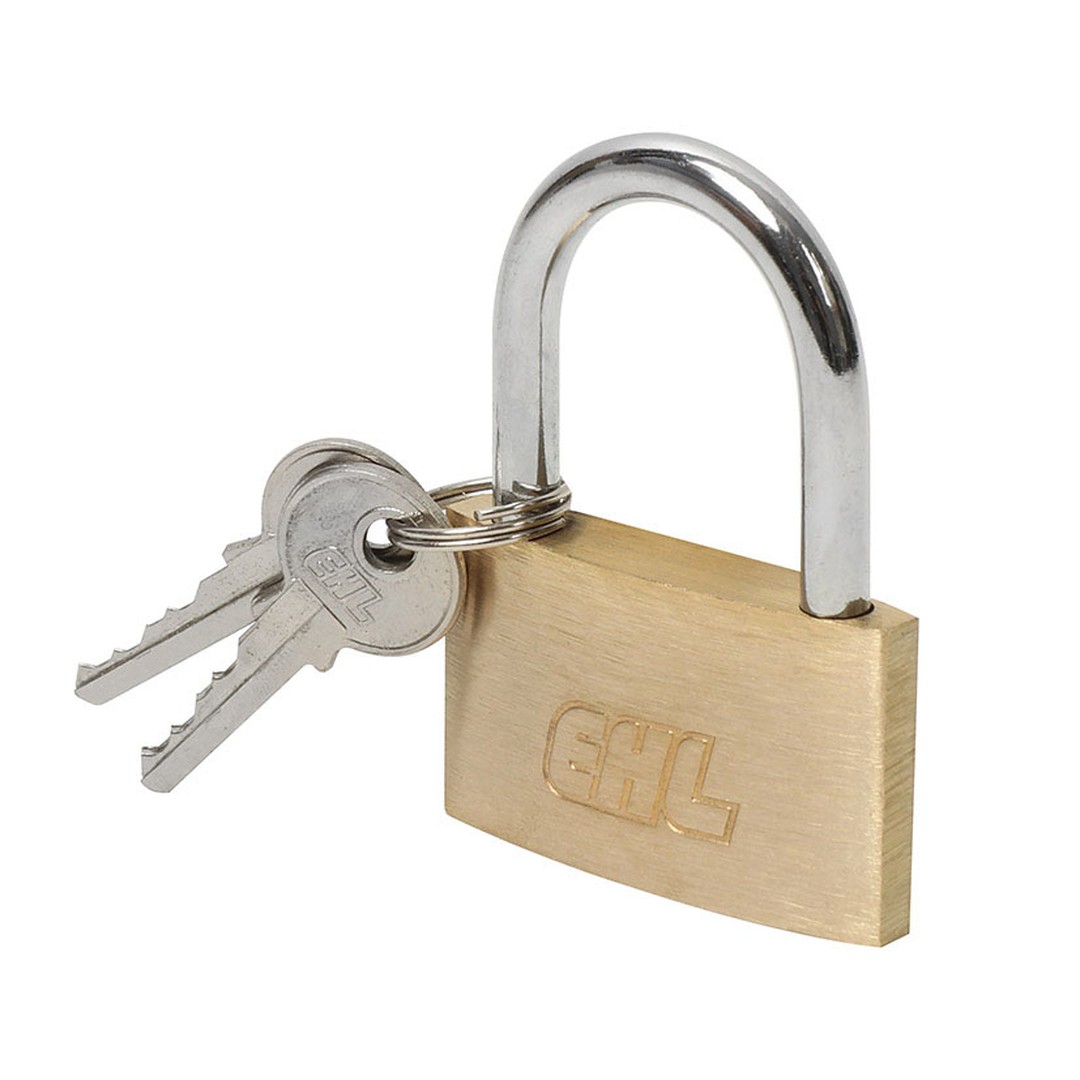 Candado de latón EHL Serie CL arco normal 20 mm (Pack de 6 unidades)