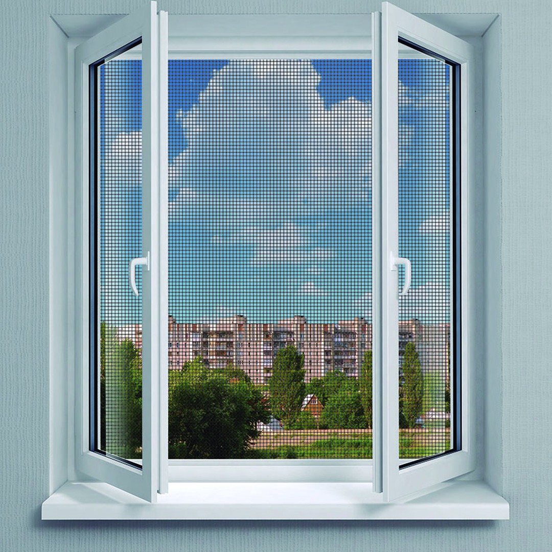 Mosquitera Velcro Lista 130x150cm Negra para Ventanas