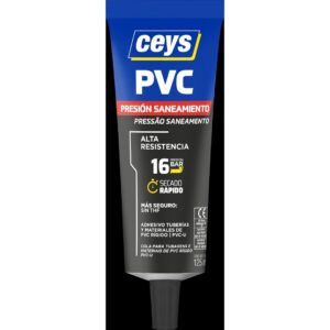 CEYS Pegamento PVC Presión Saneamiento Tubo 125ml