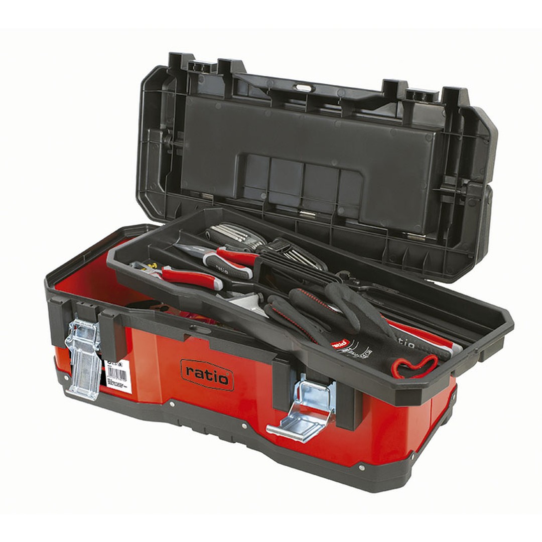 Caja de Herramientas Ratio 6712 Mixta Acero y Plástico 50cm 20″