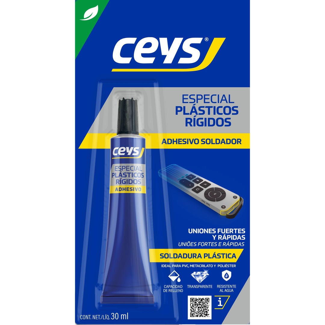 Pegamento Plástico Ceys Blister 30ml