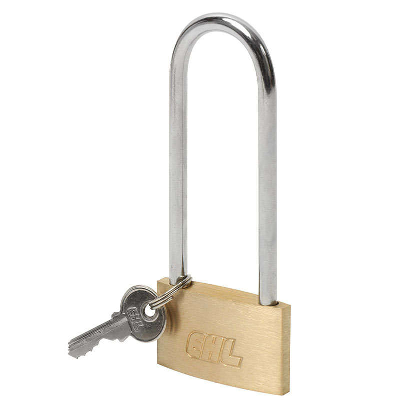 Candado de latón EHL serie CL arco largo caja