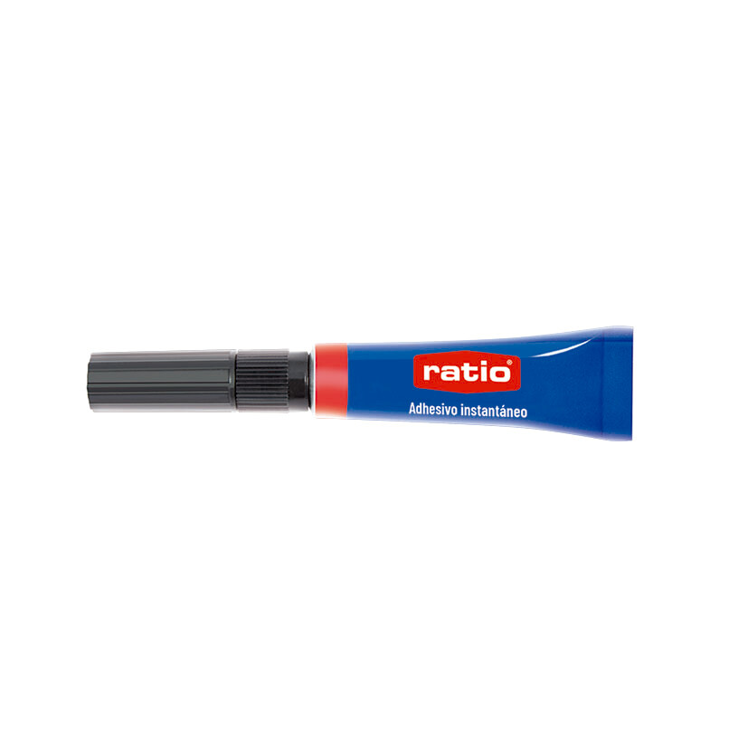 Adhesivo instantáneo RATIO cianocrilato en tubo, frasco y pack - Imagen 4