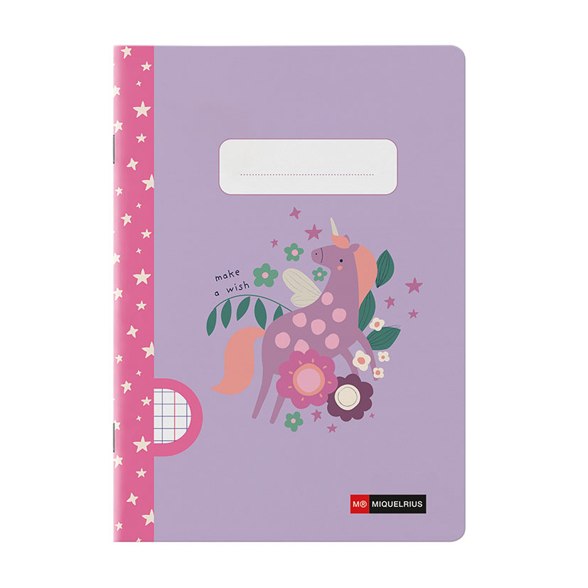 Cuaderno Grapa A5 48Hj Flowe Unicorn - Imagen 2