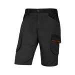Bermuda de trabajo Deltaplus Mach 2 M2BE3STR gris naranja