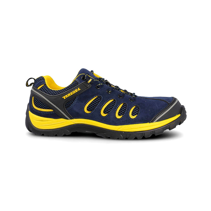 Zapato de seguridad Paredes Radio S1P azul amarillo