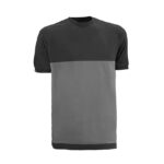 Camiseta de Trabajo Juba Fénix Gris y Negro