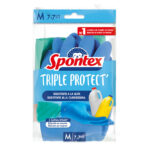 Guantes de Limpieza Spontex Triple Protect Látex y Neopreno
