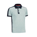 POLO M.CORTA ELITE PRO GRIS/NEG T.M