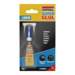 Adhesivo instantáneo Soudal Super Glue Liquid 3 g