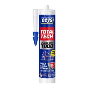 Adhesivo sellador Ceys Total Tech blanco cartucho 290 ml