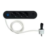 Base múltiple Simon Plug 3 tomas y 2 USB