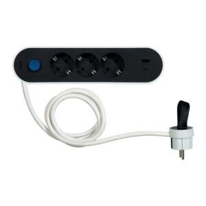 Base múltiple Simon Plug 3 tomas y 2 USB