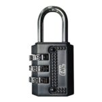 Candado de Combinación EHL CV Arco Normal Negro