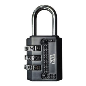 Candado de Combinación EHL CV Arco Normal Negro