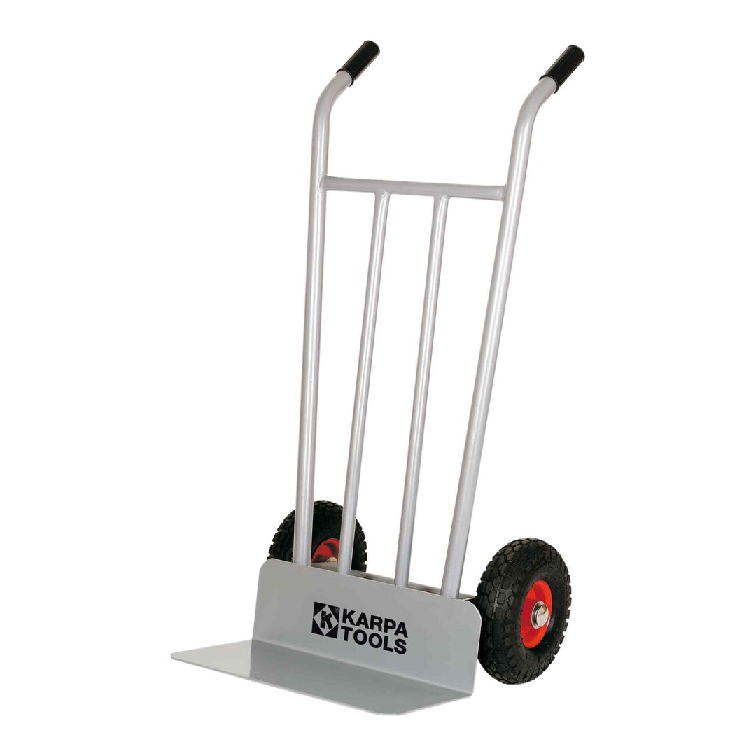 Carretilla de almacén industrial Karpa Tools 350 kg rueda antipinchazos
