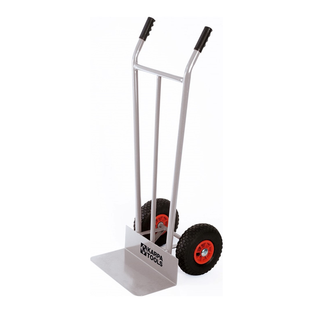 Carretilla de almacén ligera Karpa Tools 300 kg rueda neumática