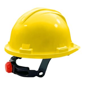 Casco de obra Climax 5-RG con ruleta vista trasera
