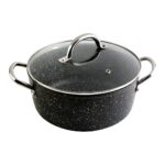 Cazuela con tapa Wecook Granite aluminio forjado antiadherente