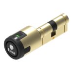 Cilindro de seguridad con alarma Lince CPlus Alarm latón