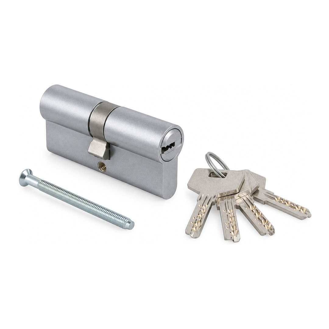 Cilindro de seguridad Ezcurra DS-15 cromo mate