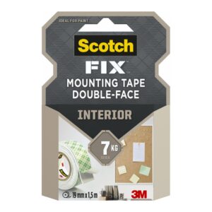 Cinta de montaje Scotch-Fix interior 19 mm x 1,5 m 7 kg
